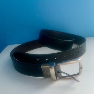 Columbia Men's Black Leather Belt Size XL